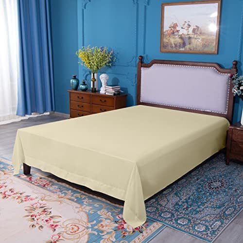 500 Thread Count Orgnic Cotton 1-PC Flat Sheet Only, Ultra Soft
