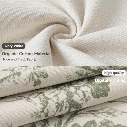 Buenohuas Farmhouse Decorative Pillow Covers 18x18 Set of 2, Vintage