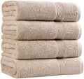 Superior Egyptian Cotton 4-Piece Bath Towel Set for Shower, Bath, Spa