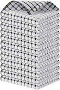 Kitinjoy Cotton 12 Pack Terry Kitchen Dish Cloths, Black