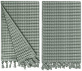 GILDEN TREE Decorative Waffle Hand Towels for Bathroom, 2 Pack