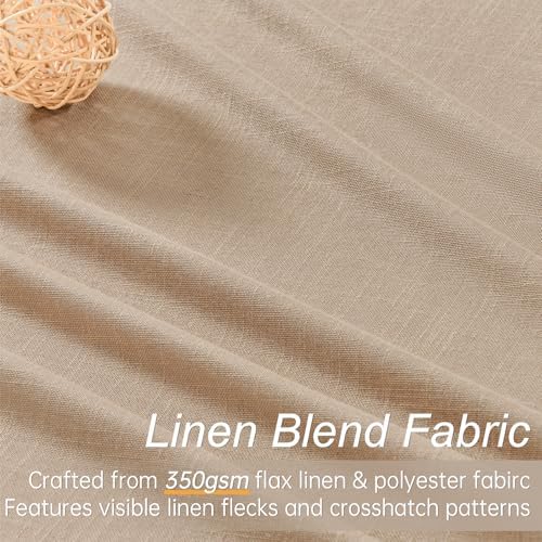Topfinel Pinch Pleated Curtains 96 Inch Long, 100% Blackout Thermal