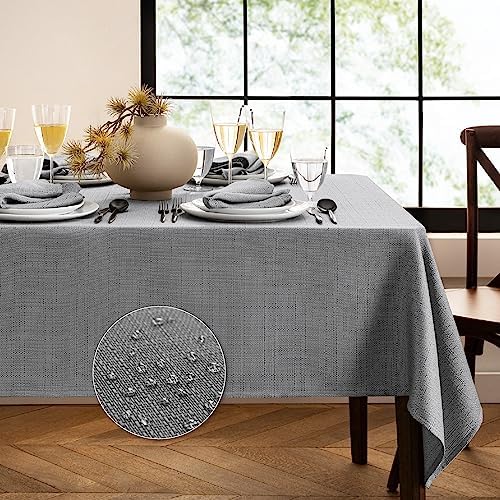 Elrene Home Fashions Laurel Solid Texture Water and Stain Resistant