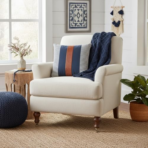 Set of 2 Boho Decorative Throw Pillow Covers 22x22 Inch Farmhouse