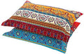 Exotic Striped Bohemia Pillow Shams King Size 2 Pieces,100% Brushed