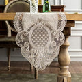 ARTABLE Macrame Lace Table Runner Vintage Floral Embroidery