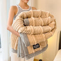 Faux Fur Rabbit Fur Throw Blanket,Luxury Fuzzy Throw Blanke,Cozy Plush