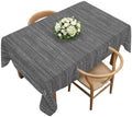 Savannan Rectangle Tablecloths, Modern Minimalist Light Gray