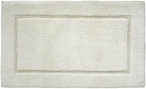 Modern Threads 2-Pack Solid Loop with Non-Slip Backing Bath Mat Set