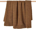 HiEnd Accents Teddy Umber 60x90 inch Boucle Throw Blanket