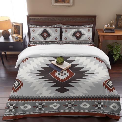 Bohemian Full Duvet Cover Set - 4 Pcs Comforter Cover Bedding Sets