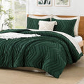 Litanika Super King Plus Comforter Set, 3 Pcs Boho Tufted Bedding Set