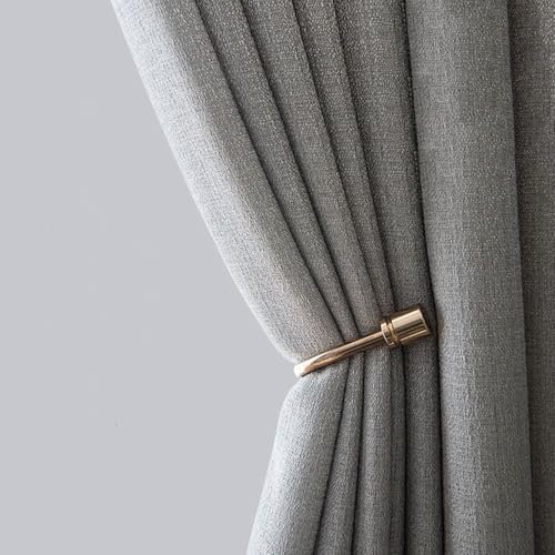 Beydodo Curtains 63 Inches Long 2 Panels Set, Privacy Semi Sheer