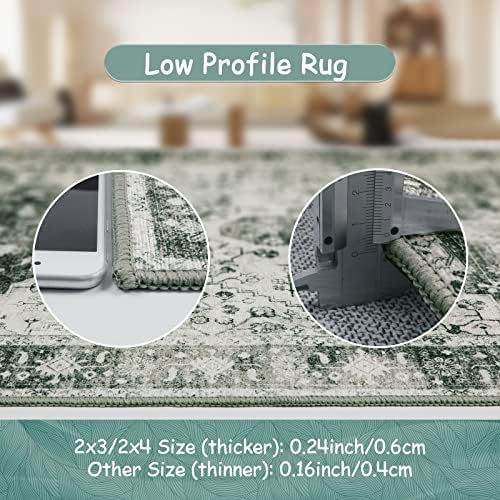 Moynesa Ultra-Thin Washable Runner Rug -2x6 Rug Runners for Hallways