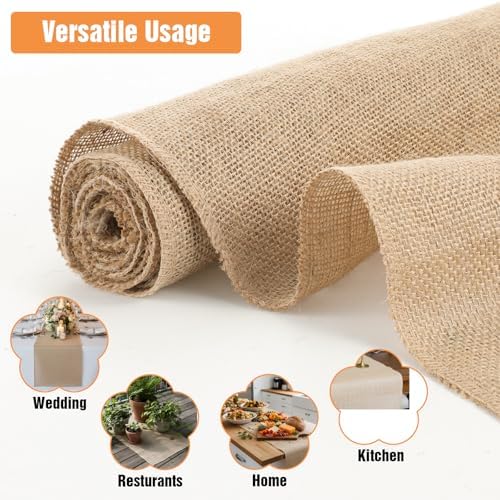10 Pack Burlap Table Runners Rustic Jute Table Runner Placemats Bulk
