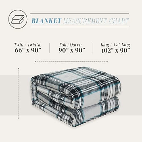 Elegant Comfort Luxury Velvety Feel Blanket, All-Season Lightweight