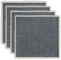 Hausattire Cotton Frayed Placemats Set of 4 Dining Table 14x14 Inch