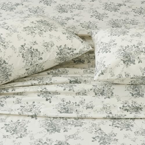 DAUAOTO Split King Cotton Sheets Set Printed Bedding Sets, Bedlinen