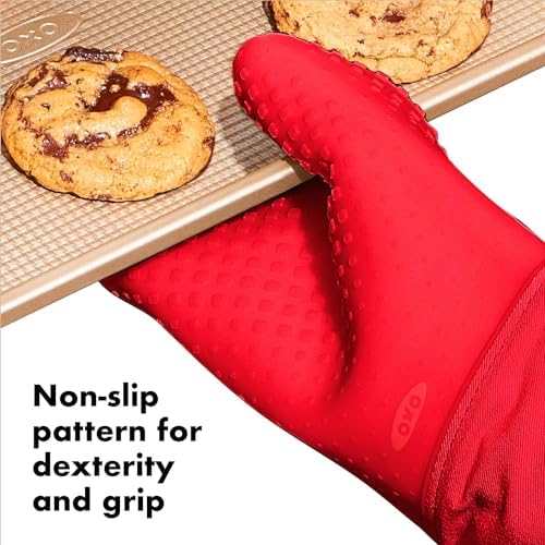 OXO Good Grips Silicone Oven Mitt, Jam - Pack of 2