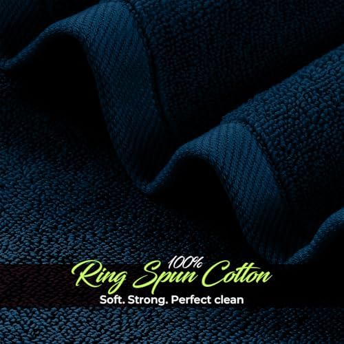 RIVERSIDE 60-Pack Cotton Washcloths – Soft & Absorbent Face Towels
