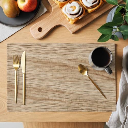 Placemats Set of 8, Country Farmhouse Woven Placemat, Linen Place Mats