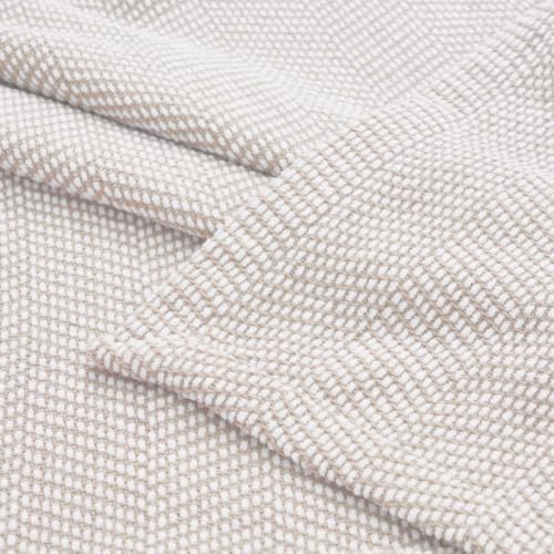 SUPERIOR Chrisney Cotton Blanket, Comfy All Season Bedding, Home Decor