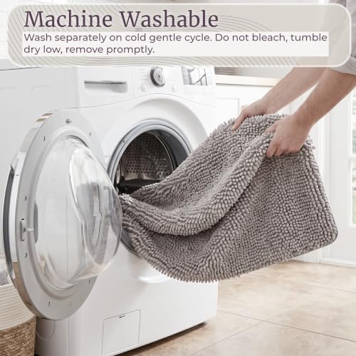 Bath Mat - 58x24-Inch Bathroom Runner with Non-Slip Backing
