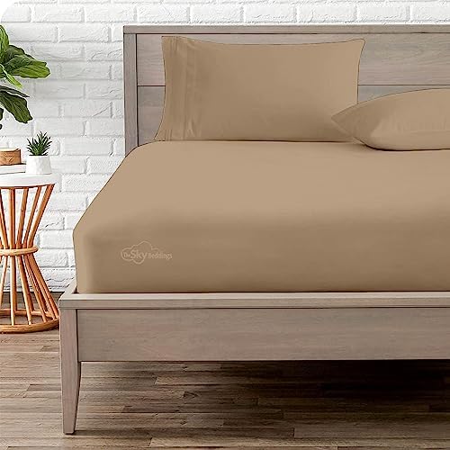 Fitted Sheet with Pillowcase – 100% Egyptian Cotton 1000 Thread Count