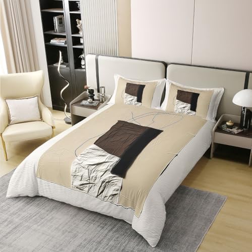 Erosebridal Geometric 100% Cotton Duvet Cover King Abstract Art