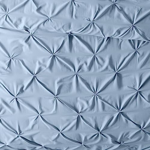 Linen Market Premium Handmade 3-Piece Pinch Pleated Duvet Cover