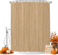 Sand Beige Shower Curtain Set - Long 72" x 84" Washable Bathtub