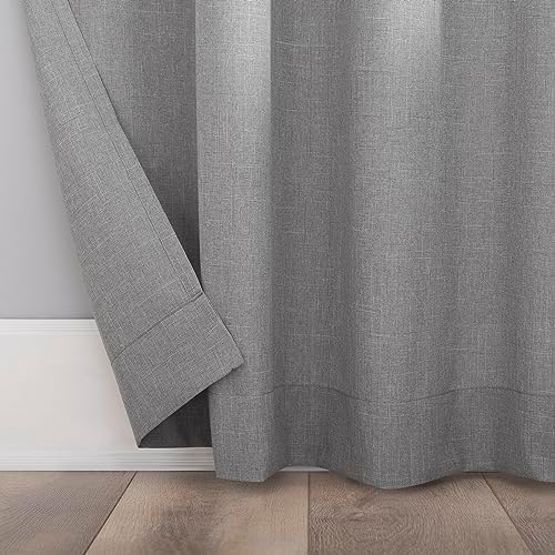 No. 918 Trevor 2-Pack Heathered Linen Texture Semi-Sheer Tab Top