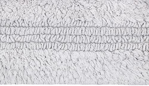 WOVEN ST. Cotton Bath Runner | Area Carpet for Spa, Vanity Shower
