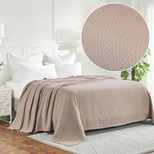 Superior Metro All-Season Cotton Blanket, Woven Blanket for Couch