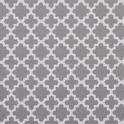 DII Lattice Tabletop Collection, Table Runner, 14x108, Gray