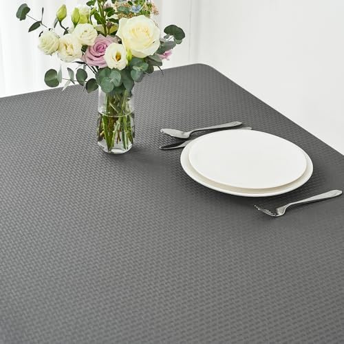 maxmill Square Jacquard Tablecloth Waterproof Spillproof Wrinkle