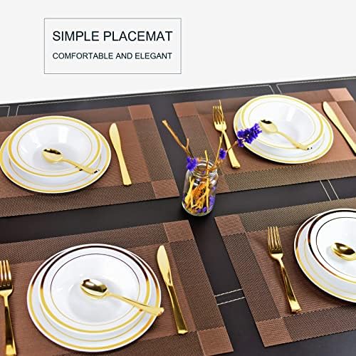 Placemats,Table Place Mats for Kitchen Dining, Heat-Resistant