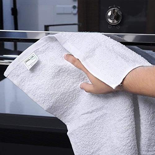 Avalon Towels Terry Bar Mop Towels (Value Pack of 36) Size 16"x19"