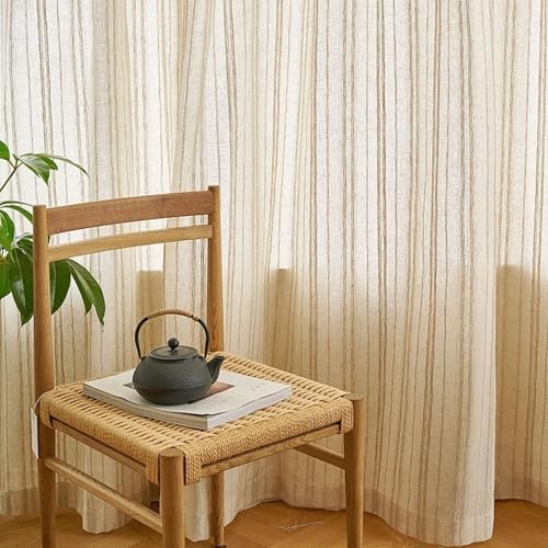 Beydodo Living Room Curtains 63 Inch Length 2 Panels, Privacy Curtains