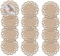 13.8" Set of 12 Round Seagrass Placemats by Laquedecraft