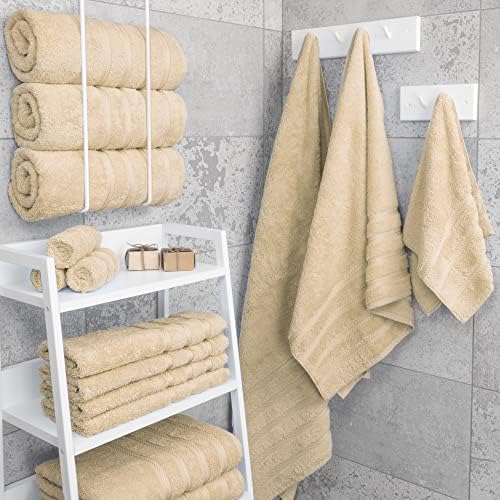 American Soft Linen 100% Cotton Luxury Turkish Towels, 4 PC Bath Towel