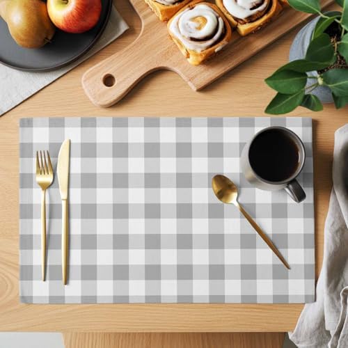 Placemats Set of 8 Farmhouse Vintage Place Mats for Dining Table