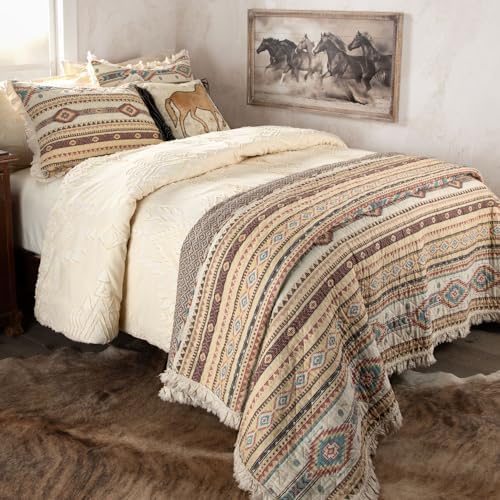 Rod's Indian Summer (Full/Queen Quilt Set) - Phoenix Southwest Ruffle