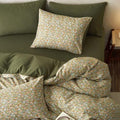 Wake In Cloud - Floral Duvet Cover Set, Cute Vintage Flower