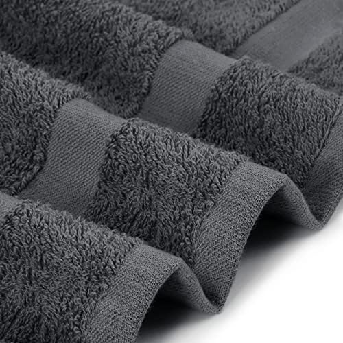 Utopia Towels Salon Towels, Pack of 24, 16x27 in, 100% Cotton, Grey