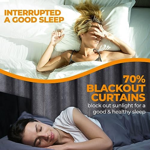 SUPERIOR Blackout Curtains, Insulated, Sun Blocking Curtain for
