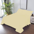 3 Piece Luxury Queen Size (92" X 102") Flat Sheet 800 Thread Count