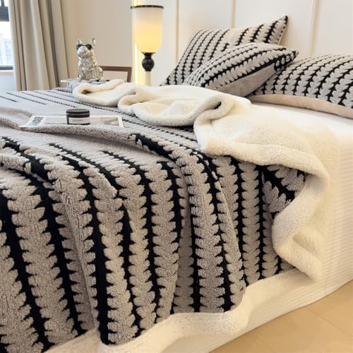 Blanket Fleece Throw Blanket for Couch, Flannel Cozy Thick Warm Soft