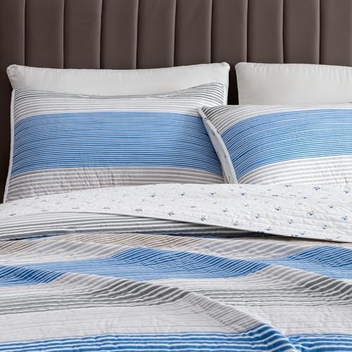 Great Bay Home 3-Piece King Reversible Lightweight Quilt Comforter