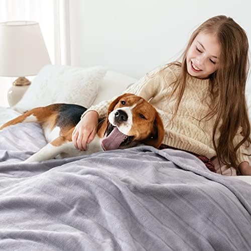 Bertte Plush Throw Blanket Super Soft Fuzzy Warm Blanket | 330 GSM
